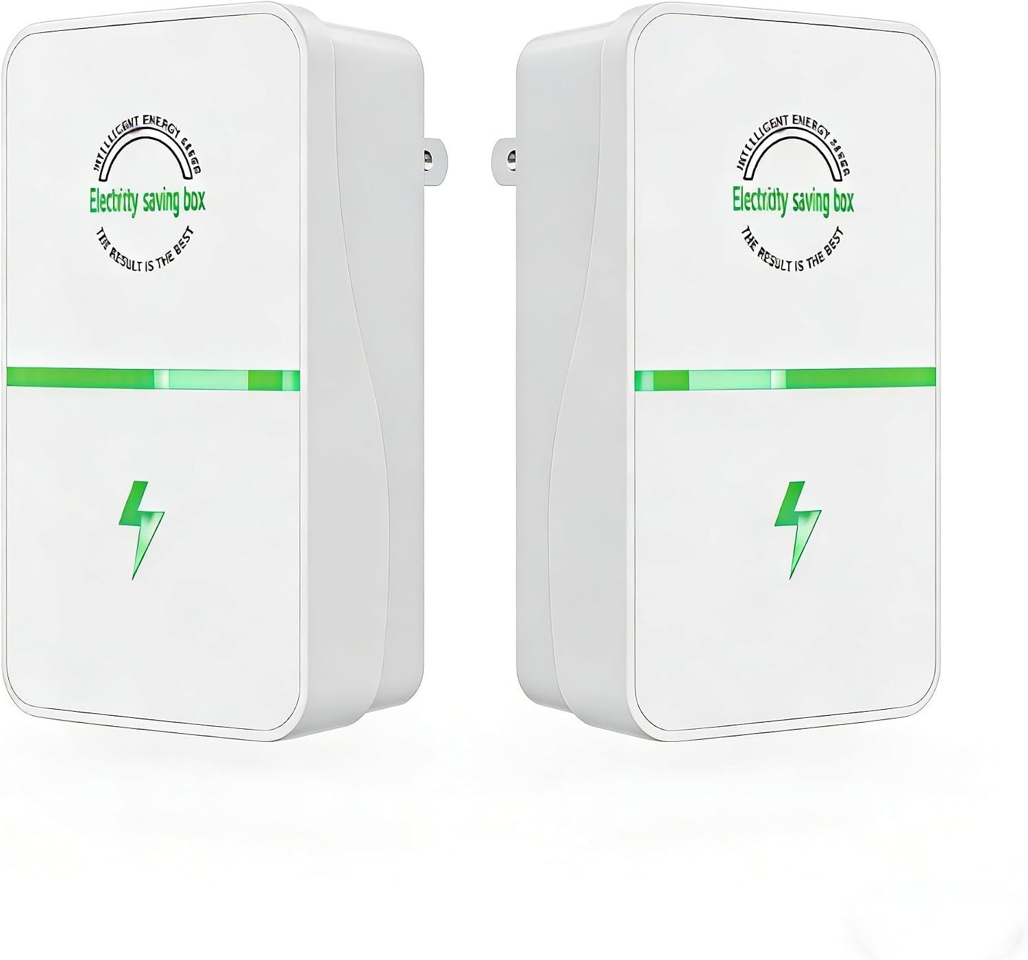 Stopwatt Smart Energy Saving Plug, Stop Watt Power Saver Device for Home & Office, Universal Electricity Saver 90V-250V 30KW, Safe & Durable (2-Pack)