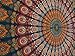 Trade Star 100% Cotton Wall Hanging Mandala Wall Tapestry Bohemian Queen Bedding Elephant Printed Picnic Blanket Queen Size Bed Cover Indian Wall Art Cotton Tapestry (PATTERN 3)