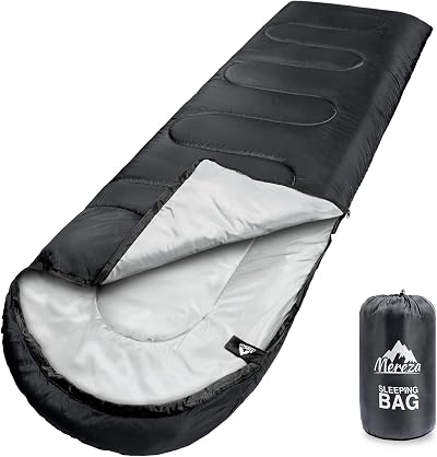 MEREZA Sleeping Bag XL for Men Large Wide 90.5 x 32.3 in Warm