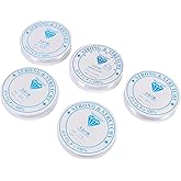 Teqooza 5 Pack Assorted Size Elastic String, Stretchy Bracelet String Crystal String Bead Cord for Bracelet, Beading and DIY Jewelry Making-0.5mm, 0.6mm, 0.7mm, 0.8mm, 1mm