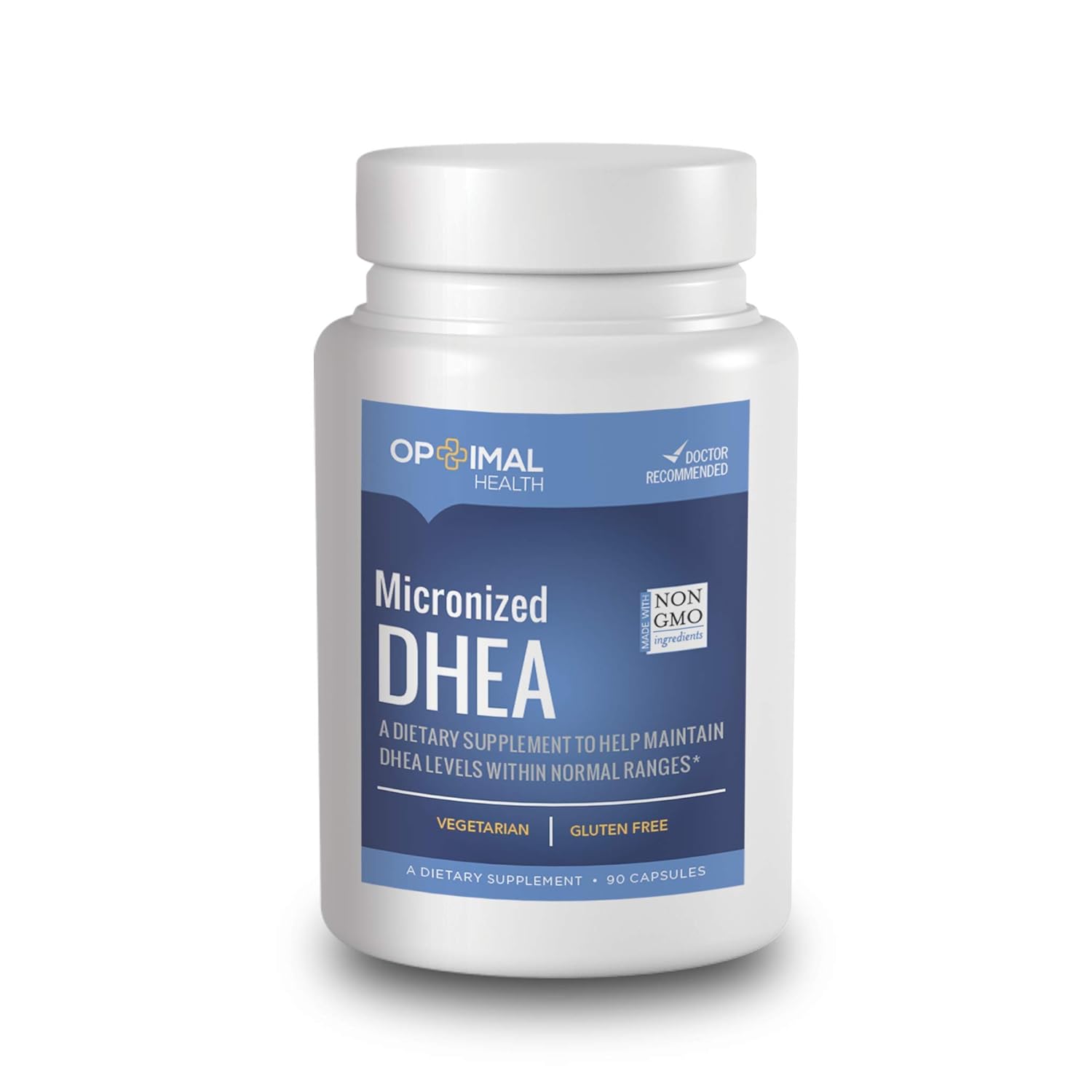 Optimal DHEA (Dehydroepiandrosterone) 25mg Micronized for Increased