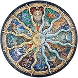KAAYEE Wooden Jigsaw Puzzles- Round Zodiac