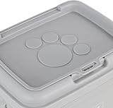 Taylor & Brown 40L Grey Airtight Pet Food Container with Flip Top Locking System view 7