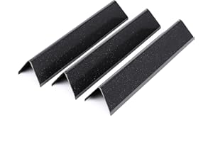 Hisencn 7635 15.3 Inch Flavorizer Bars for Weber Spirit I & II 200 Series - E210 S210 E220 S220 with Front Control Knobs, Porcelain Enameled Flavor Bars for Weber GS4 Spirit Grill Replacement Parts