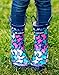 Children's Rubber Rain Boots, Bright Butterflies 1