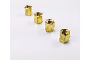 The Stop Shop Inverted Flare Brake Line Union for 5/16" Tube (1/2"-20 threads) (Pack of 4)