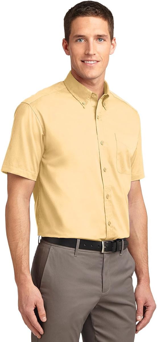 Port Authority Men's Tall Short Sleeve Easy Care at  Men’s Clothing store
