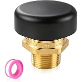 AquaNPT DZR No Free Brass Vacuum Relief Valve, 3/4inch NPT Vacuum Breaker | Water Heater Anti-Vacuum Valve, for Drinking Water Heating Systems, 200 PSI Max Working Pressure, Corrosion Resistant