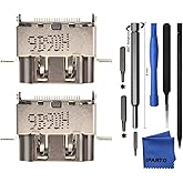 iParto 2 Pack Replacement HDMI Port for Xbox One X Console Display Socket Interface Jack Connector Repair Kit