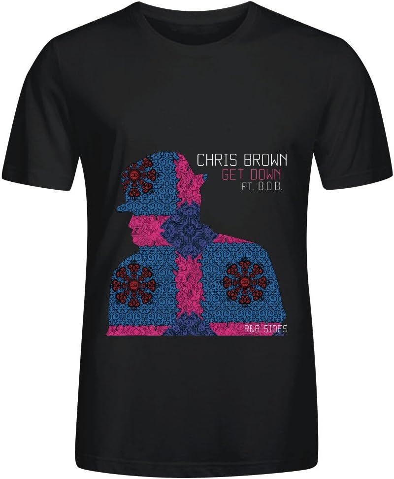 Chris Brown Get Down (Rarities & B Greatest Hits Mens Crew Neck Graphic Shirt