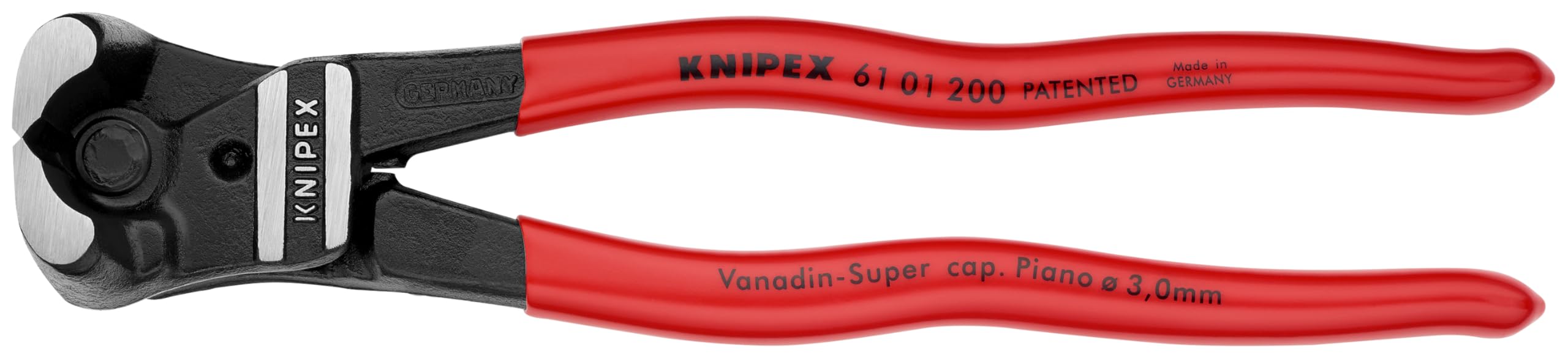 KNIPEX 61 01 200 SBA High Leverage End Cutters-Bolt Cutters, 8 inches