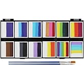 Anka Bella Professional Split Cake Face Paint(120gm),Water Based Face Painting Kit for Kids & Adults,Hypoallergenic & Non-Toxic,Gift for Birthday Parties/Halloween/Carnival