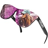 ROCKNIGHT Driving Fashion HD Polarized UV400 Protection Anti Glare Sunglasses TR90 Frame Lightweight Beach Hiking