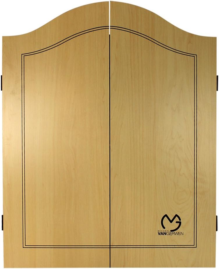 Tw24 Dartschrank Michael Van Gerwen Holz Dartboard Dartscheibe