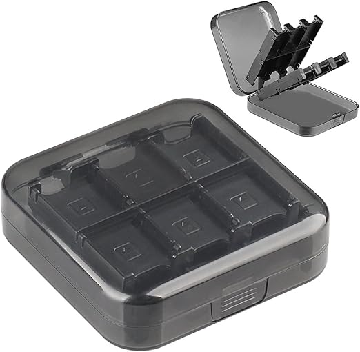 Amazon Nintendo Switch 専用カードケース Mothca 24枚 両面収納タイプ カードポケット コンパクト 大容量 For Nintendo Switch ブラック 周辺機器 アクセサリ