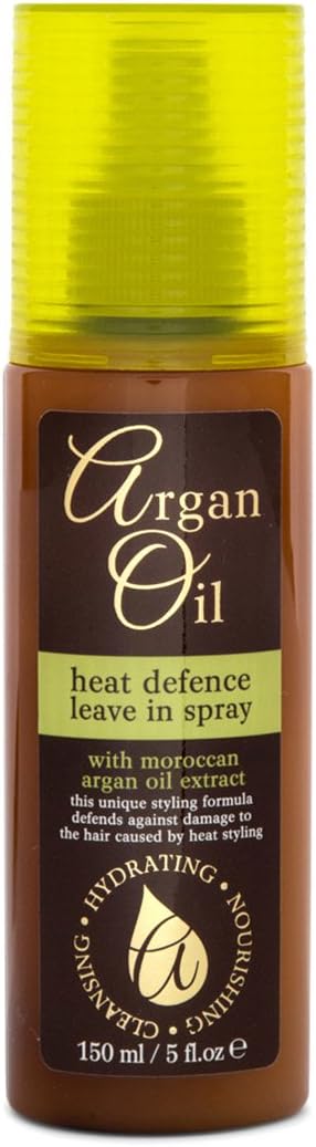 Xpel Argan Oil Heat Defence Leave In Spray Eucalyptus 150ml Protect Hair