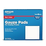 Amazon Basic Care Gauze Pads, 3x3 inches Sterile