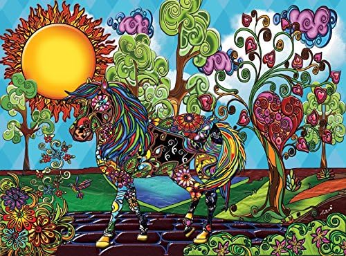 JaCaRou Puzzles Magical Garden 1000 Pieces Jigsaw Puzzle