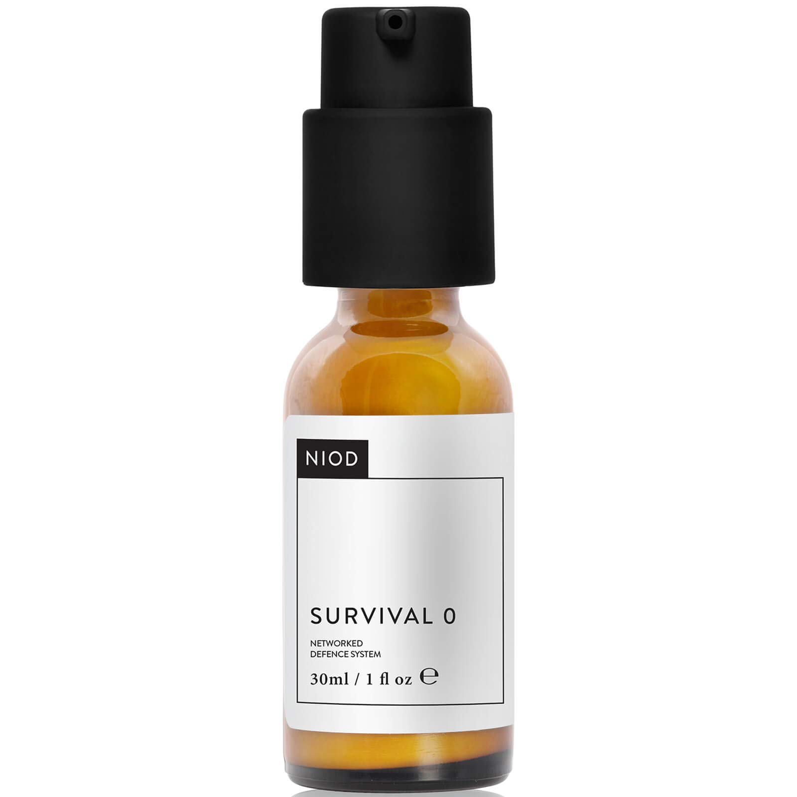 NIOD Survival 0 NETWORKED DEFENCE SYSTEM 30ml, Designed for nighttime use by all skin tones.