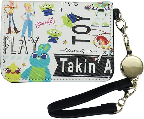 Amazon トイストーリー 4 定期入れ リール付き オープン パスケースディズニー バッグ 財布 おもちゃ