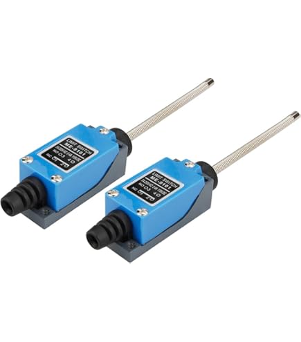 uxcell TZ-8112 Limit Switch Roller Plunger 1NC+1NO for CNC Mill 3D