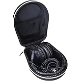 Tourmate Hard Storage Case for ATH-M20/M30/M40/M50 X/BT/WH/BTW Professional Headphones - Travel Case for ATH-M50xBT2IB，ONLY CASE (Black)
