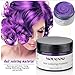 Temporary Hair Color Wax Dye,Hair Spray Color, Natural Hair Wax Color, Kids Temporay Hair Wax Dye Ash for Halloween Cosplay,Party,Masquerade (Purple, 120g)