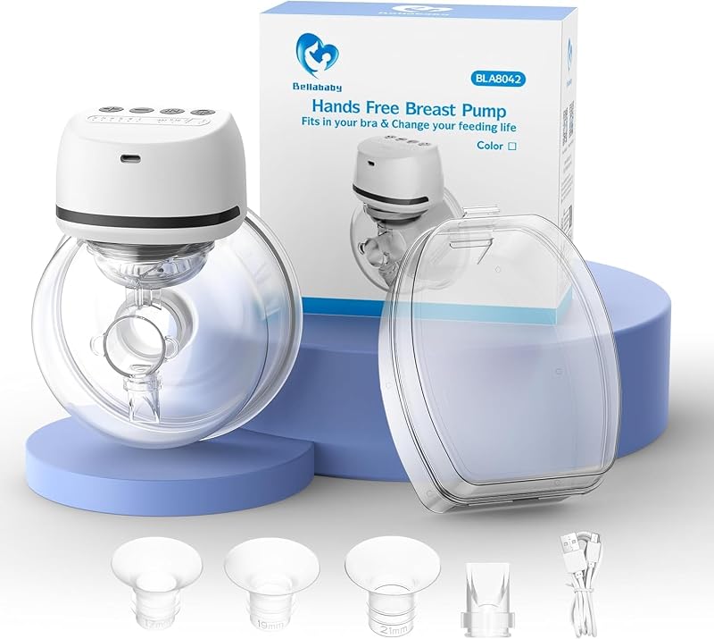 Bellababy Hands Free Wearable Breast Pump Rechargeable One Pack 24mm