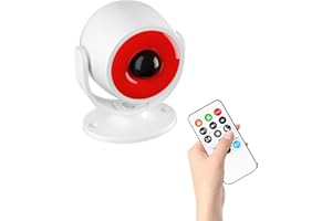 PILSAMAS Motion Sensor Alarm Indoor Outdoor, Motion Sensor Door Chime for Business When Entering with Siren Light, +/-Volume, Arm/Disarm, Three Modes - 120db Motion Detector Alarm for Home Garage Van