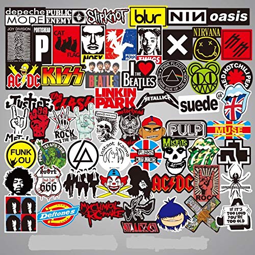 100 Pieces Waterproof Cartoon stickers for Wall Decor Fridge Motorcycle Bike Laptop Car Rock stickers