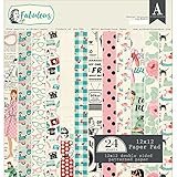 Authentique Paper FAB018 Fabulous 12" x 12" Paper Pad