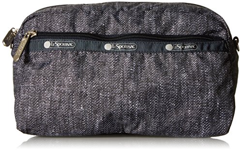 Lesportsac classic dream cosmetic, field denim