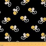 Erosebridal Honeybee Fabric by The Yard, Cartoon