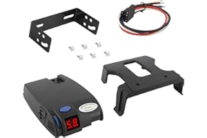 LAJBZ Trailer Brake Controller Kit, Proportional Electronic Brake Control for Pickup Trucks, Compatible with Ford, GM, Chevy, Dodge, RAM, Toyota and More, Compatible with Tekonsha 90160 Primus IQ
