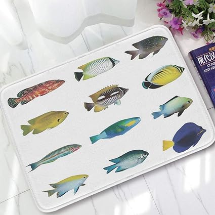 Amazon Com Yoliyana Water Absorption Non Slip Mat Ocean Animal