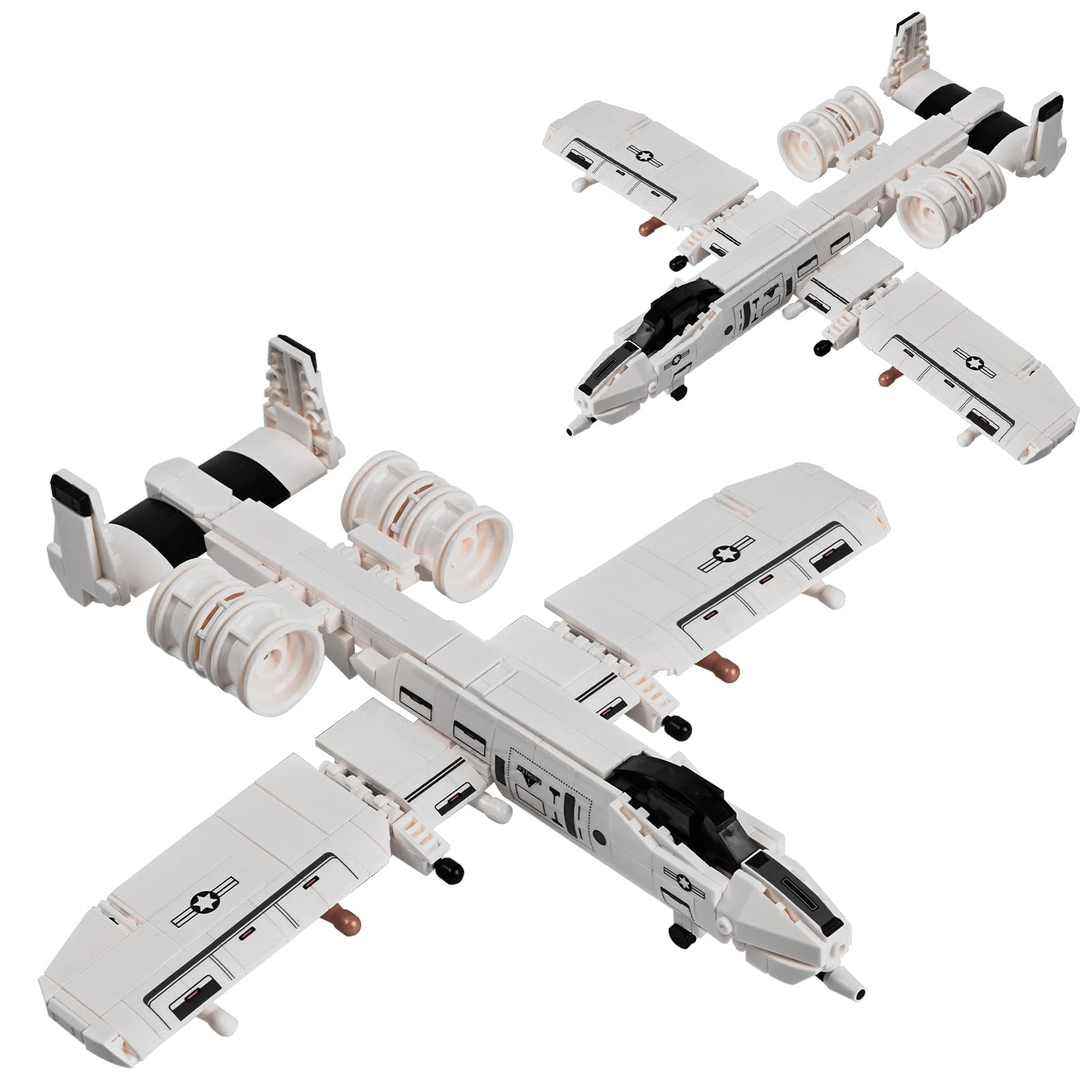 Photo 1 of ** maybe missing pieces**
lovlaugh A-10 Attack Plane Building Kit - 598-Piece Model Plane with Functional Missiles & Rolling Landing Gear | Realistic Military Aircraft STEM Toy for Adults & Kids Ages 6+