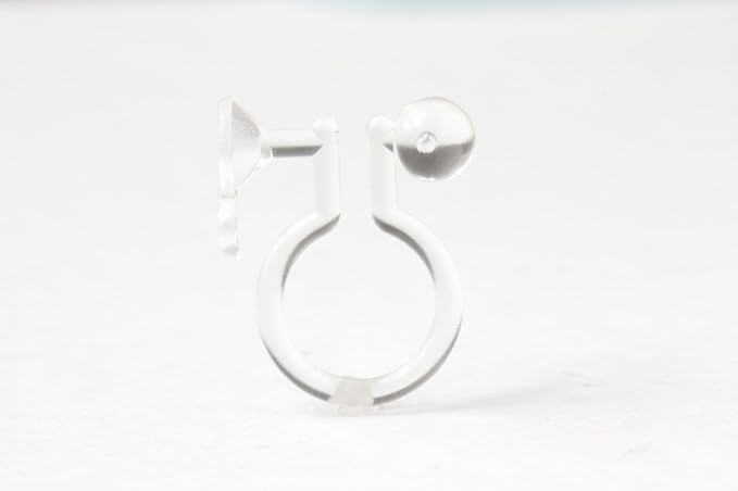 Amazon Co Jp 樹脂 カン付き ノンホール 樹脂 ピアス アレルギー対応 イヤリング アップフェル 10個 5ペア ホビー