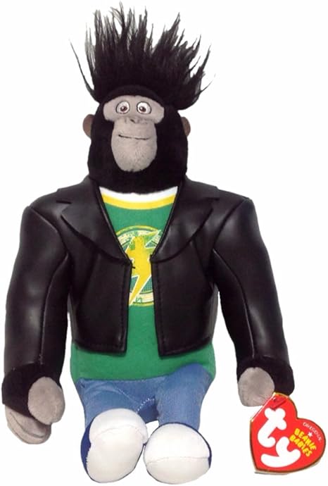 Amazon Sing シング Ty Beanie Babies ぬいぐるみ ジョニー マスコット プラッシュ 子供用 キッズ 映画 Usj キャラクター 動物 ゴリラ グッズ プレゼント ギフト ビーニーベイビーズ ビーニーズ ぬいぐるみ おもちゃ