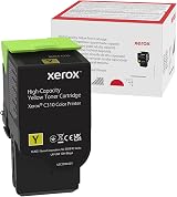 Xerox Yellow High Capacity Toner Cartridge 5500 Pages 006R04367 C310 C315