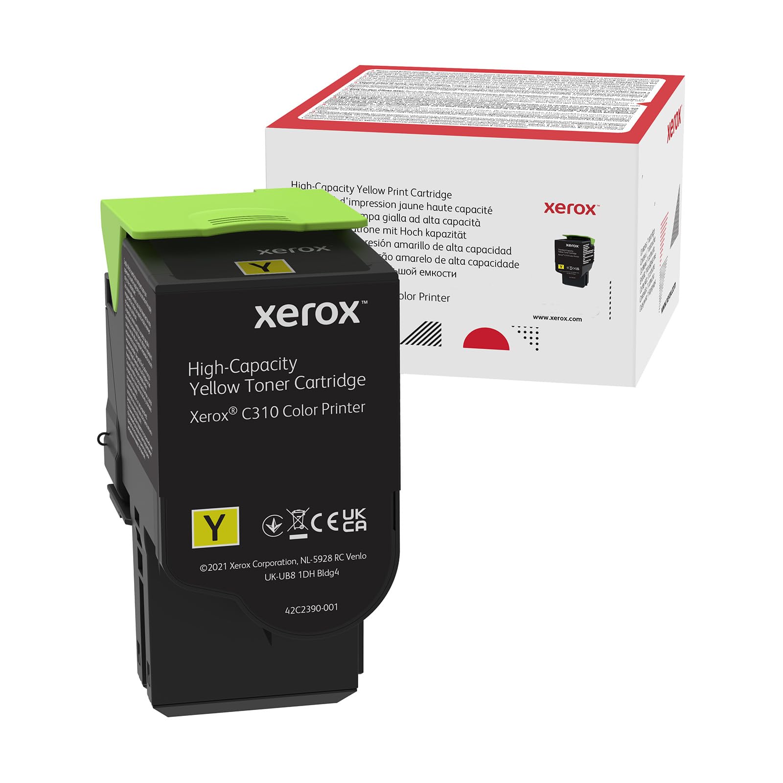 Xerox Genuine C310 / C315 Yellow High Capacity Toner Cartridge (5,500 pages) - 006R04367