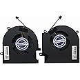 LANDALANYA Replacement New Laptop CPU+GPU Cooling Fan for HP OMEN 15-EK 15-EN TPN-Q236 15-EK0023DX 15-EK0020CA 15-EK0013DX 15-EK0008CA Series M04216-001 ND8CC02-19J22 M04215-001 ND8CC02-19J23 DC12V