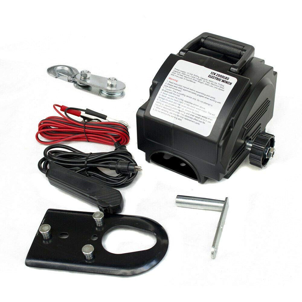 BLCVC Electric Winch Motor Winch, Cable Hoist, Electric Winch, 12 V, 4990 kg.