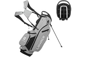 LOVACE 14-Way Golf Stand Bag, Lightweight Golf Bag with Stand for Men and Women
