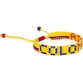 Colombia Flag Bracelet - Adjustable Colombian Pride Jewerly for Men and Women - Colombia Meaningful Gift & Souvenir - Colombian Pride Bracelet - Premium Czech Beads