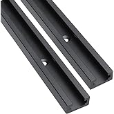 Hot Favorable Aluminum 24" T-Track for Woodworking –Double Cut Profile Universal with Predrilled Mounting Holes -Woodworking 