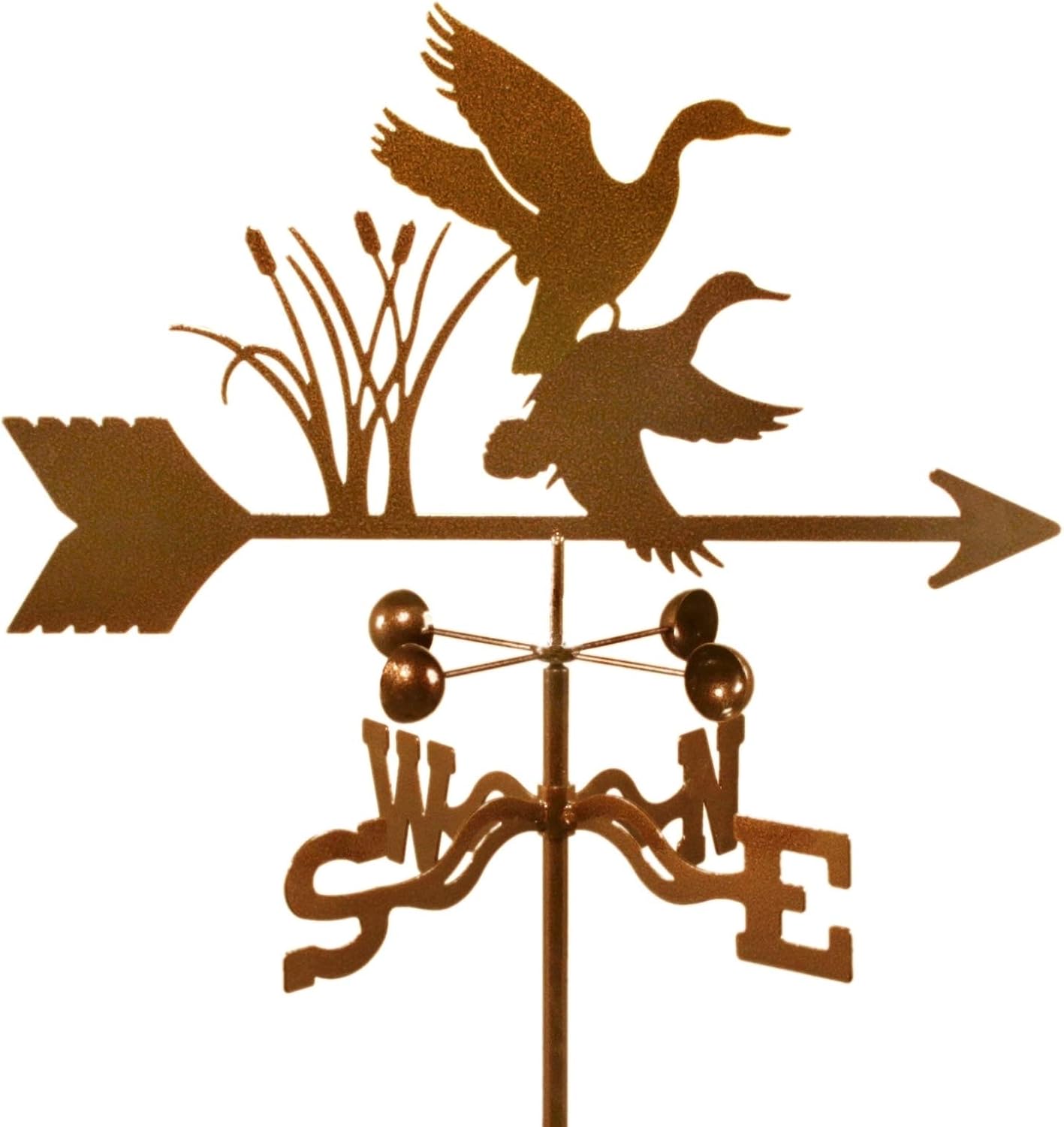 Weathervanes - EZ Vane Mallard Ducks Weathervane 21 Inch Wide Roof Mount