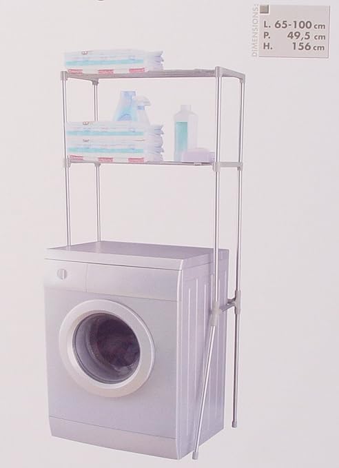 Mobile Per Bagno Yaheetech - Scaffale Sopra WC Con Ripiani E Ante, 75x23x180cm - Foto 2