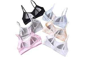 Herepai Big Girls Bra Comfort Flex Fit Seamless for Girl Teens with Adjustable Straps, Pull-on Design