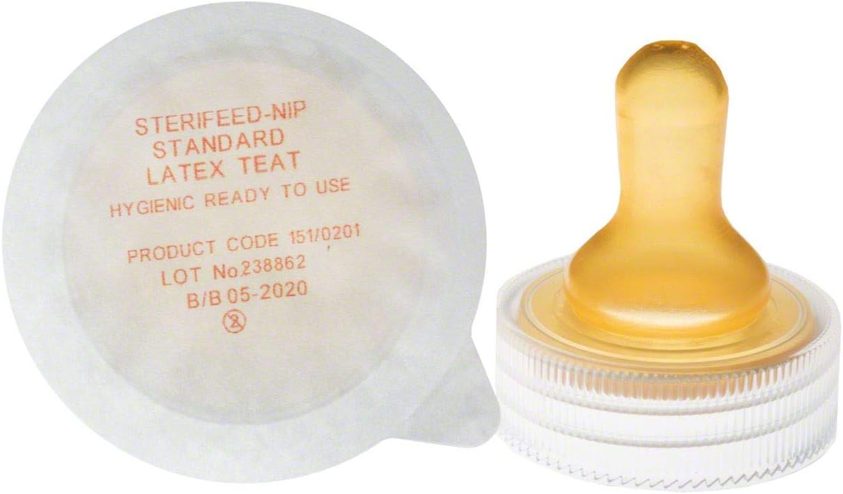 Sterifeed Latex Standard Baby Teats, Sterile, Pack of 100 BigaMart