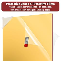 Enoin 1Pack 8 x 12 Inch Gold Mirror
